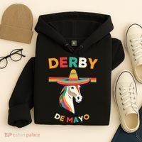Cinco De Derby Funny Horse Racing Hoodie thumb 4