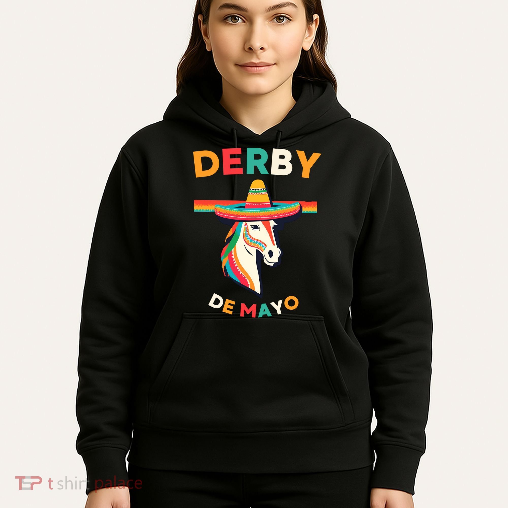 Cinco De Derby Funny Horse Racing Hoodie
