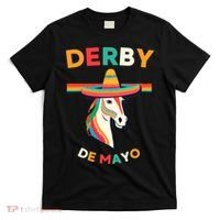 Cinco De Derby Funny Horse Racing T-Shirt thumb 0