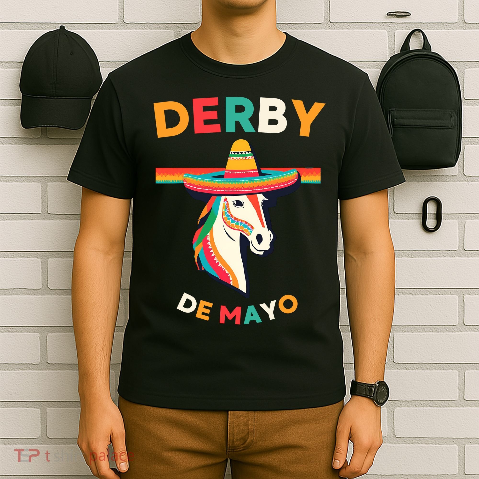 Cinco De Derby Funny Horse Racing T-Shirt
