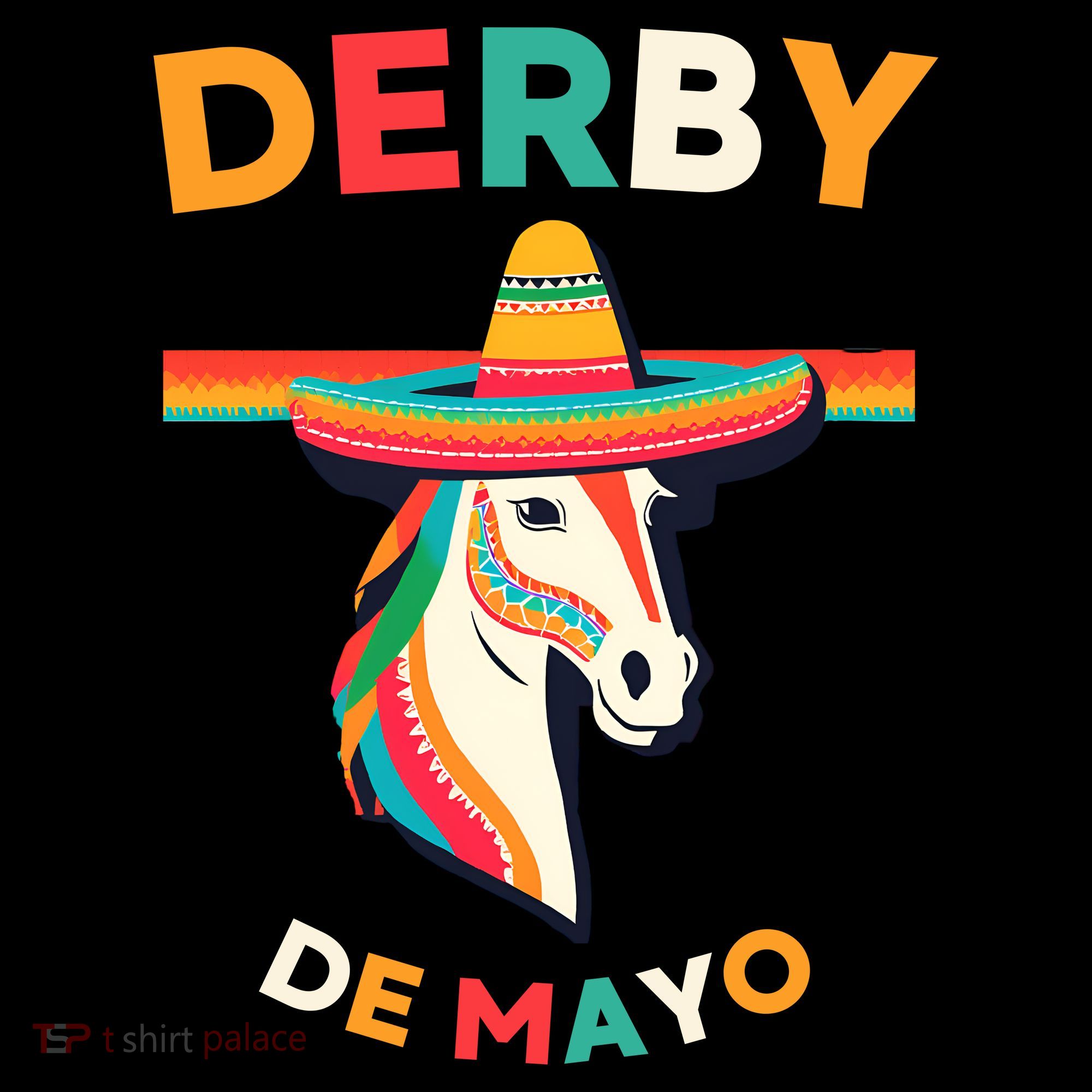 Cinco De Derby Funny Horse Racing Bucket Hat