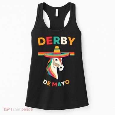 Cinco De Derby Funny Horse Racing Women's Tank Top