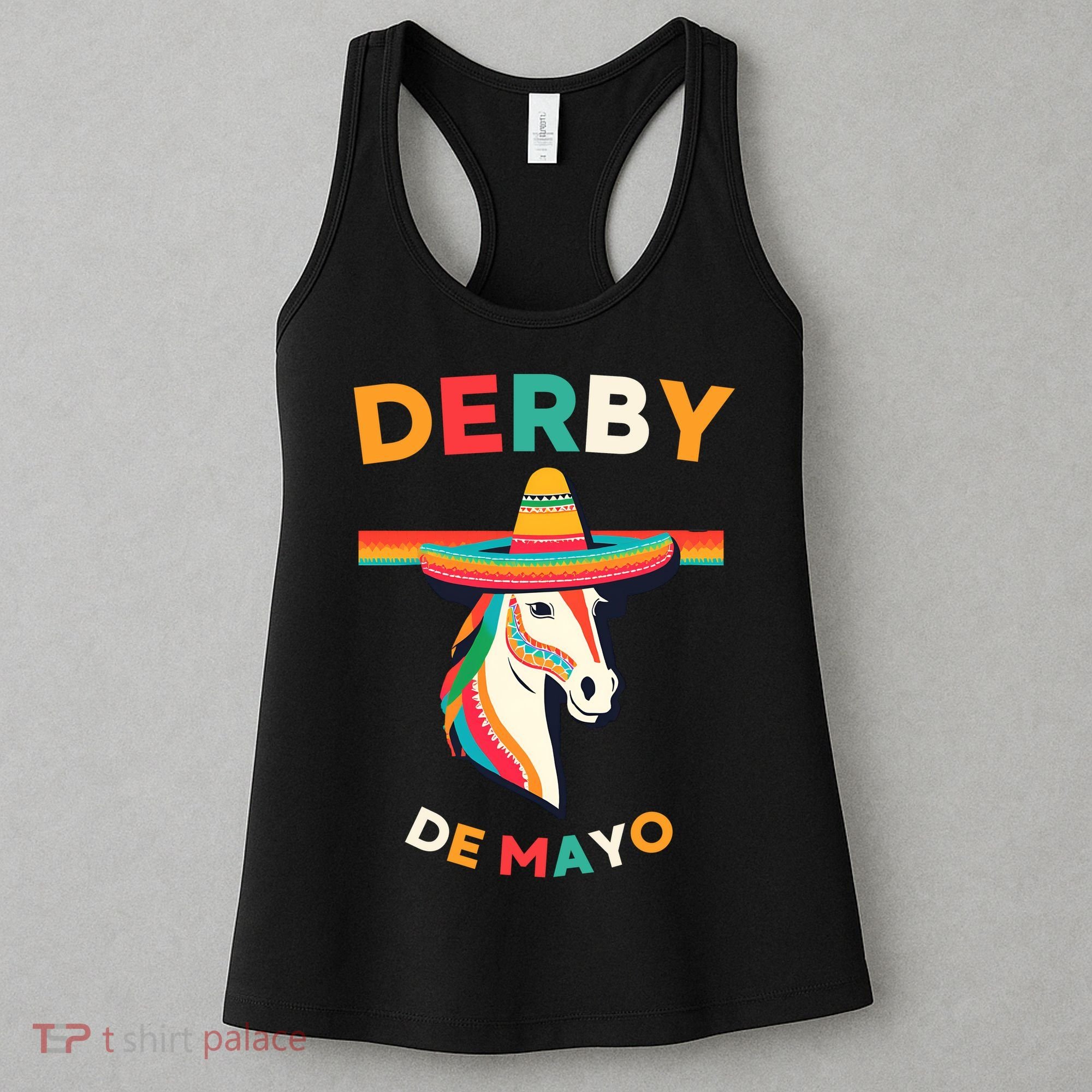 Cinco De Derby Funny Horse Racing Women's Tank Top