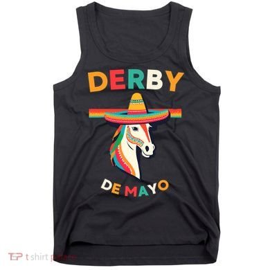 Cinco De Derby Funny Horse Racing Tank Top