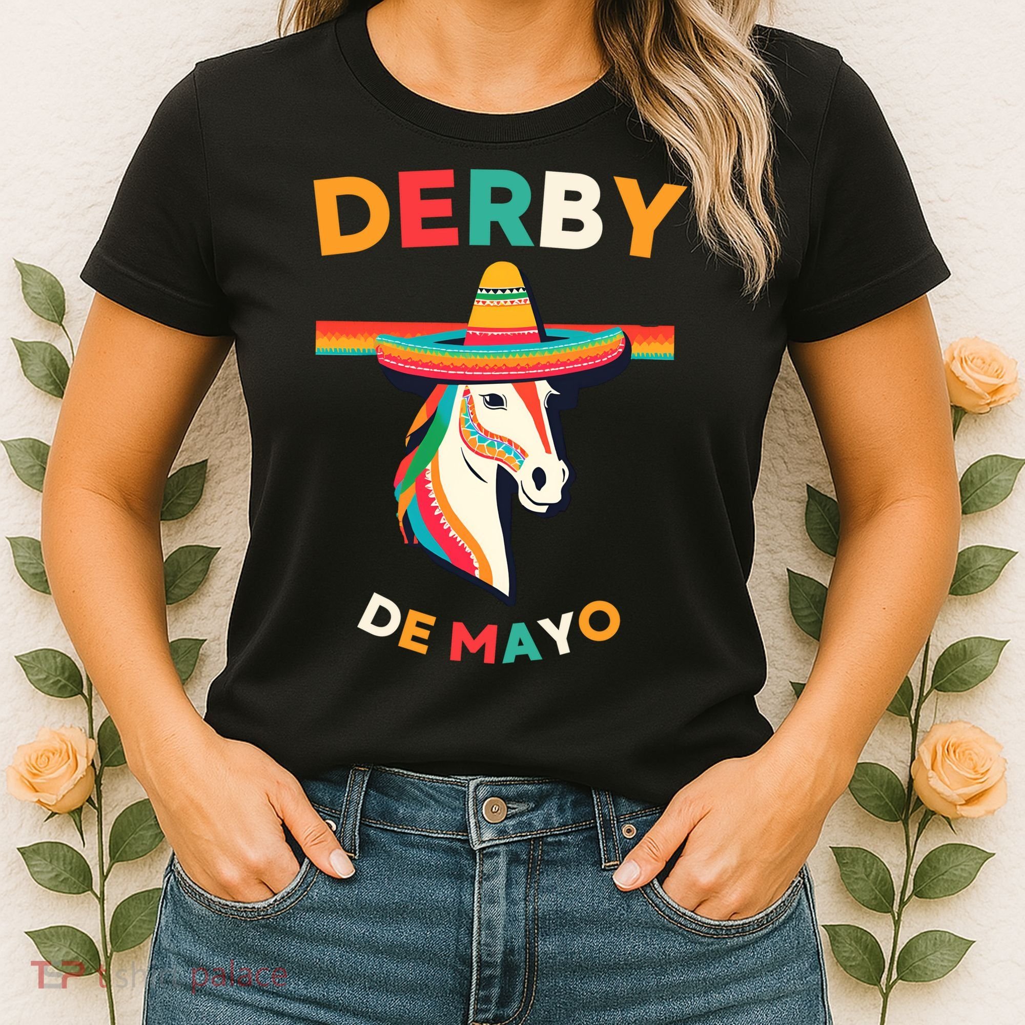 Cinco De Derby Funny Horse Racing Women's T-Shirt