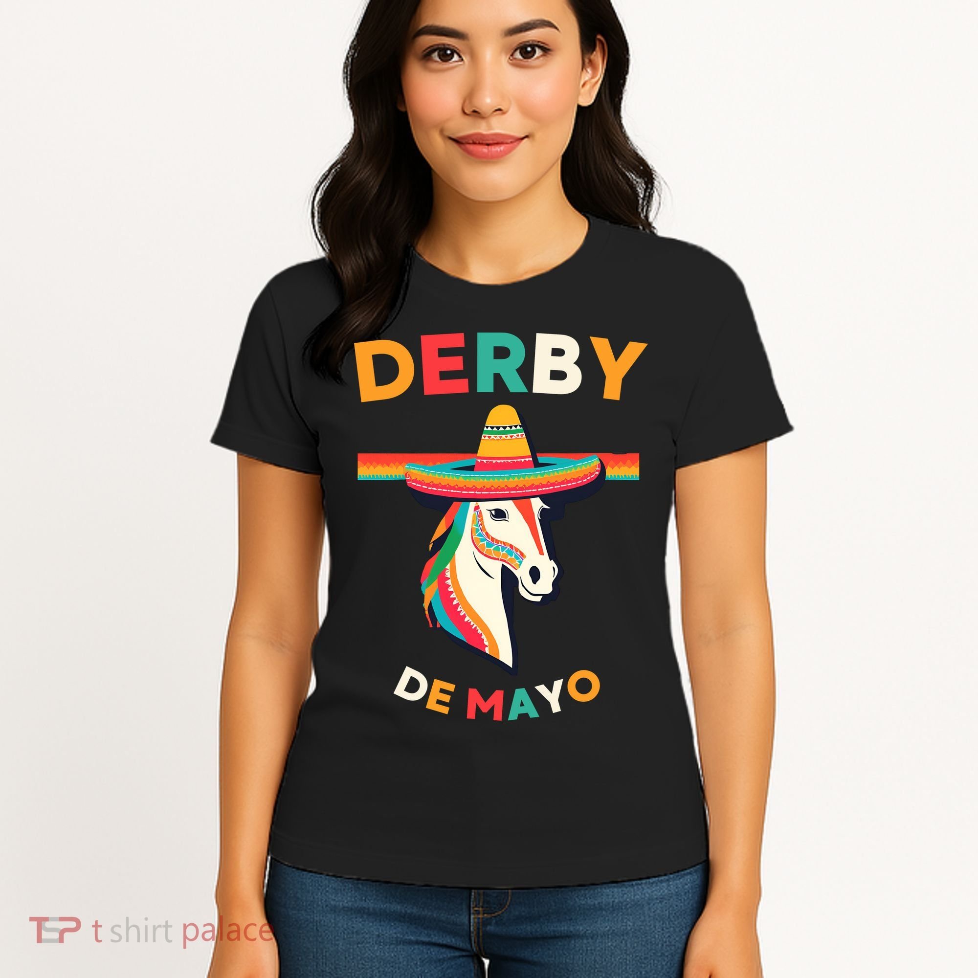 Cinco De Derby Funny Horse Racing Women's T-Shirt