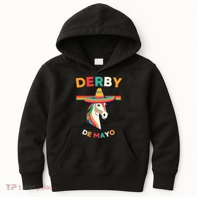Cinco De Derby Funny Horse Racing Kids Hoodie