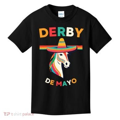 Cinco De Derby Funny Horse Racing Kids T-Shirt