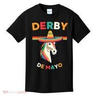 Cinco De Derby Funny Horse Racing Kids T-Shirt thumb 0