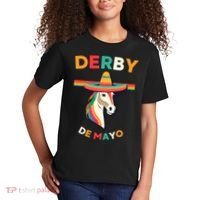 Cinco De Derby Funny Horse Racing Kids T-Shirt thumb 2
