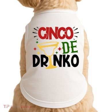 Cinco De Drinko Mexico Celebration Doggie Tank