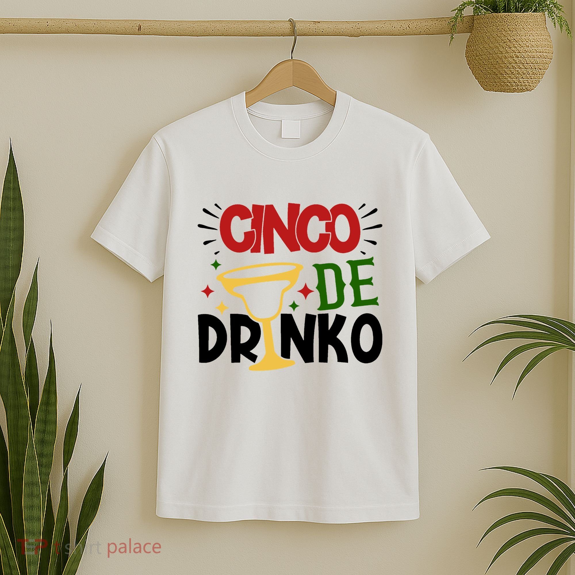 Cinco De Drinko Mexico Celebration T-Shirt