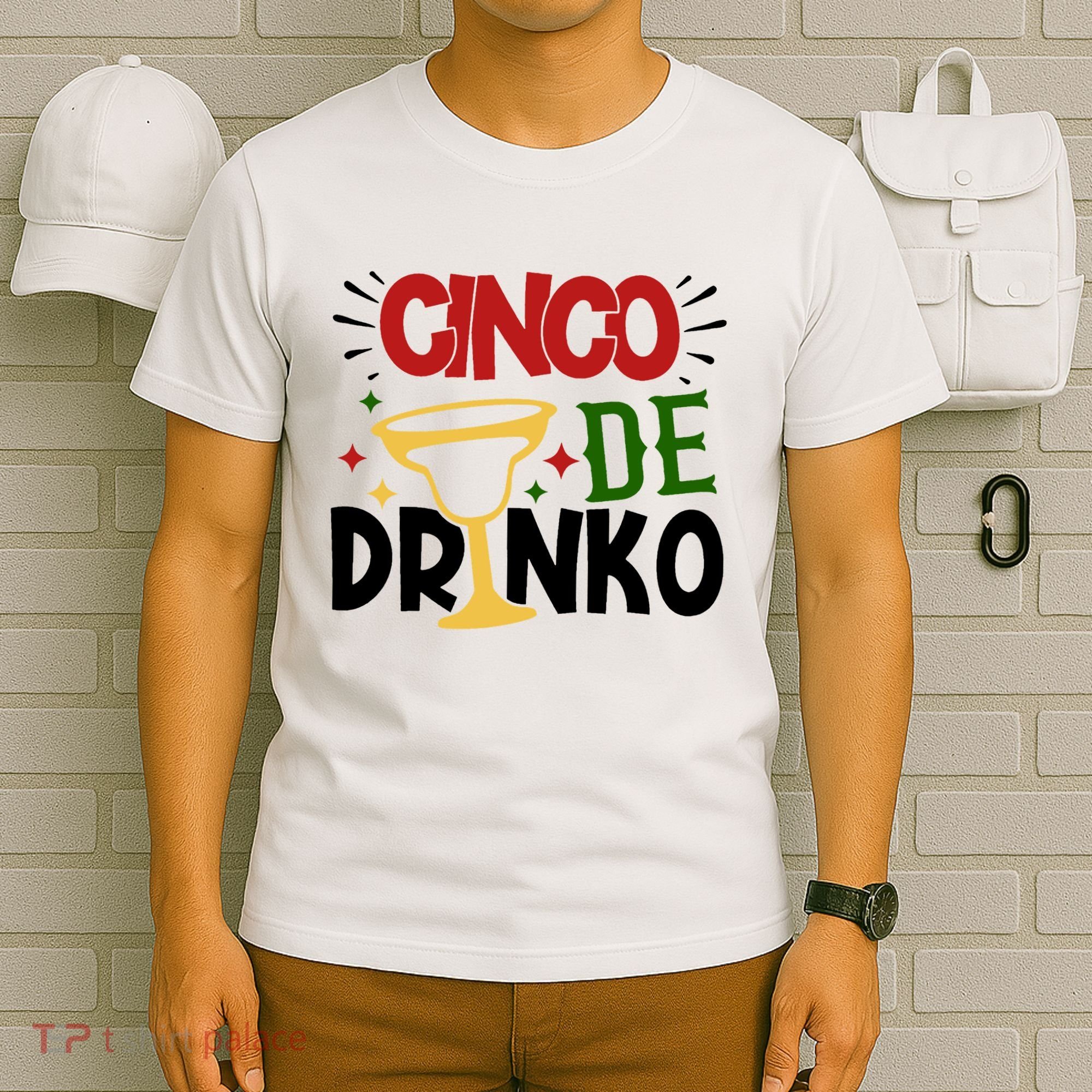 Cinco De Drinko Mexico Celebration T-Shirt
