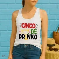 Cinco De Drinko Mexico Celebration Women's Tank Top thumb 2
