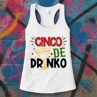 Cinco De Drinko Mexico Celebration Women's Tank Top thumb 3