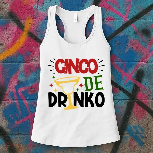 Cinco De Drinko Mexico Celebration Women's Tank Top