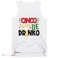 Cinco De Drinko Mexico Celebration Tank Top thumb 0
