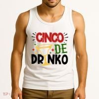 Cinco De Drinko Mexico Celebration Tank Top thumb 3
