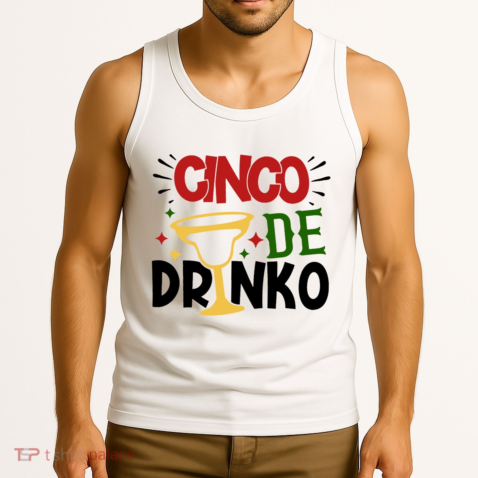 Cinco De Drinko Mexico Celebration Tank Top
