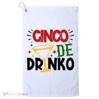 Cinco De Drinko Mexico Celebration Golf Towel thumb 0