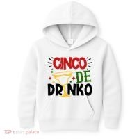 Cinco De Drinko Mexico Celebration Kids Hoodie thumb 0