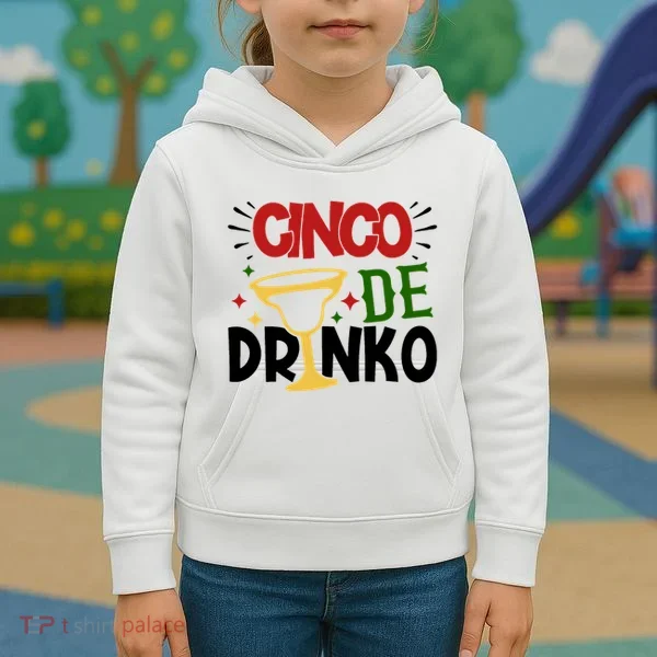 Cinco De Drinko Mexico Celebration Kids Hoodie
