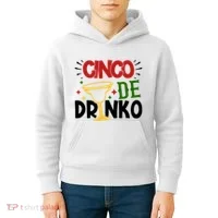 Cinco De Drinko Mexico Celebration Kids Hoodie thumb 4