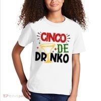 Cinco De Drinko Mexico Celebration Kids T-Shirt thumb 2