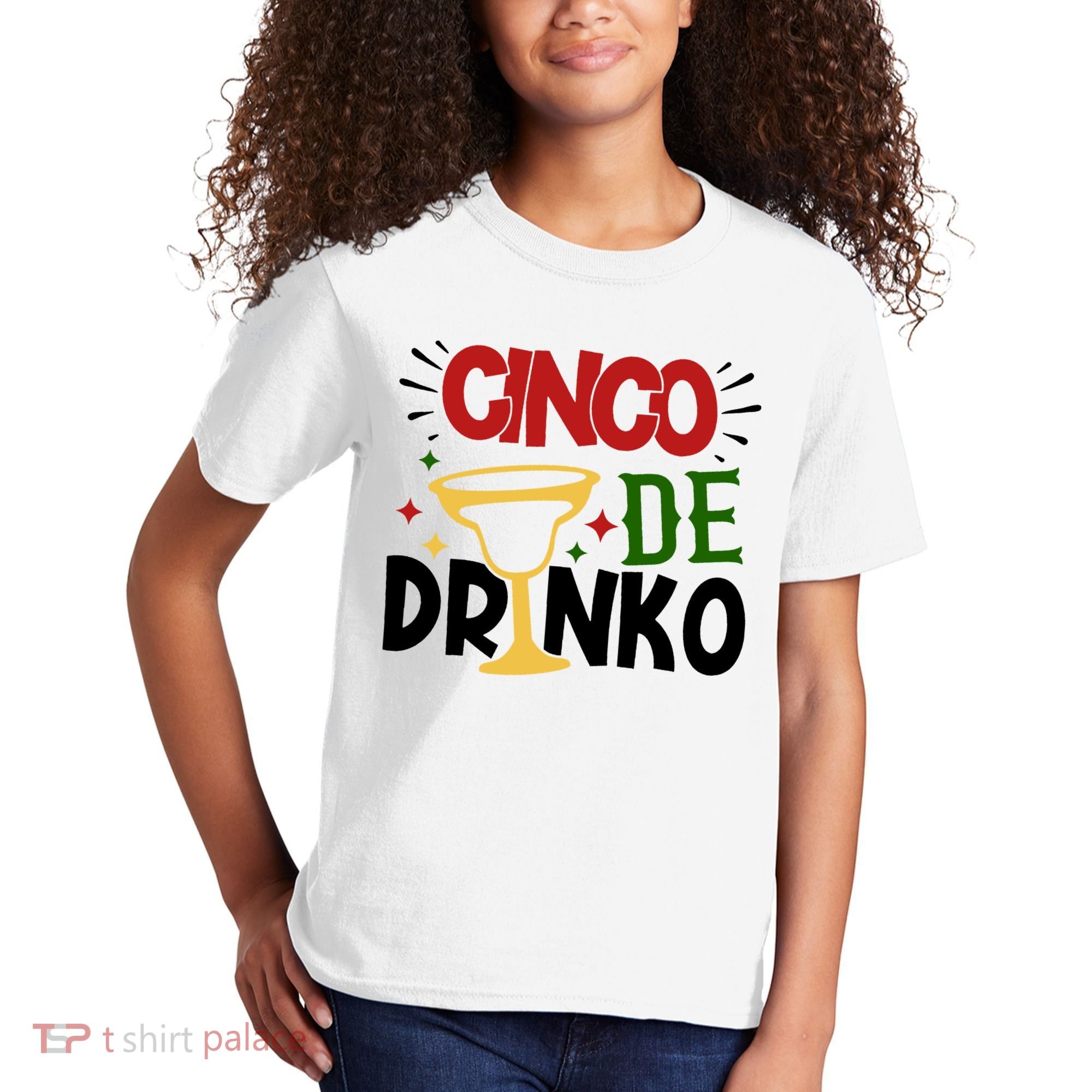 Cinco De Drinko Mexico Celebration Kids T-Shirt