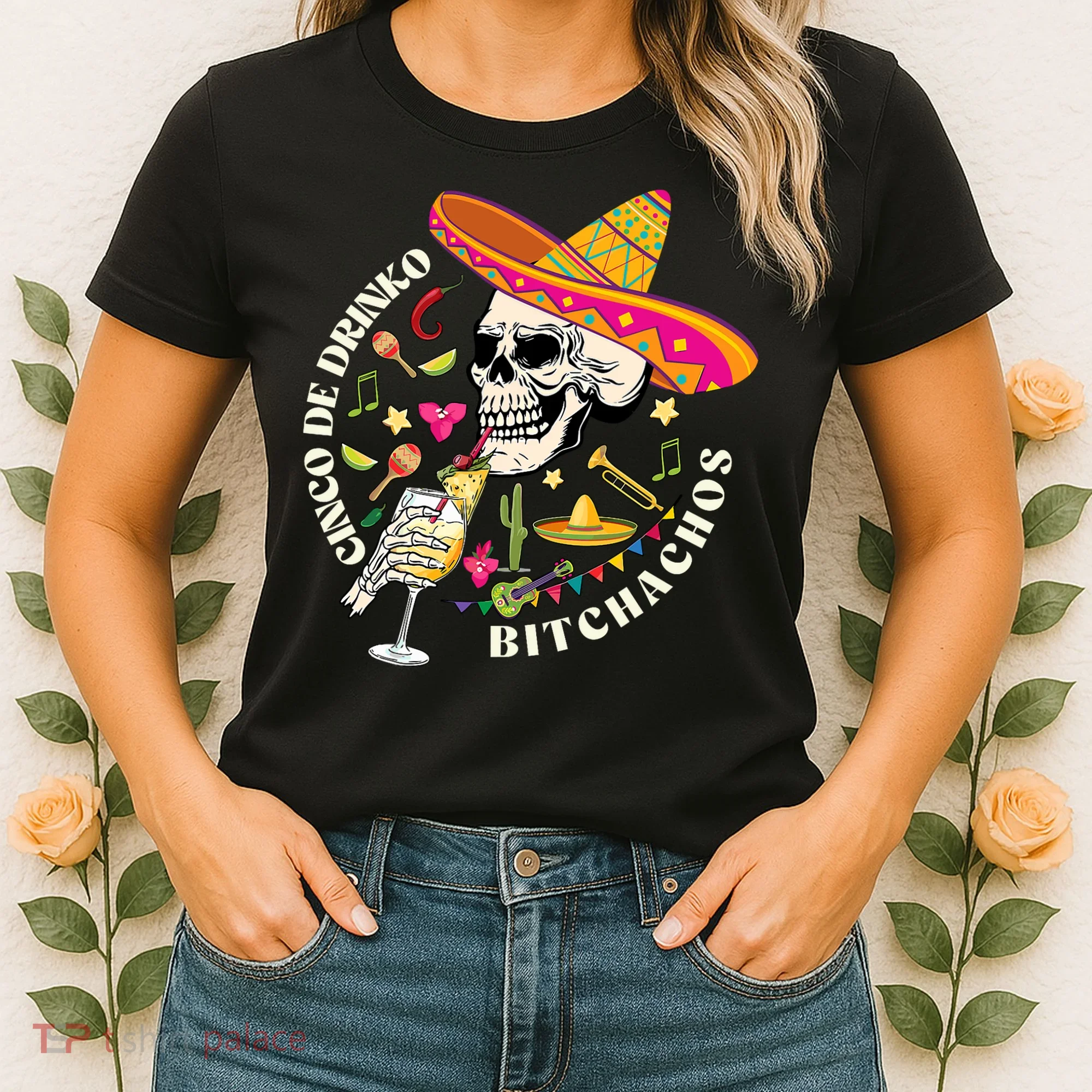 Cinco De Drinko Bitchachos Drinking Cinco De Mayo  Women's T-Shirt