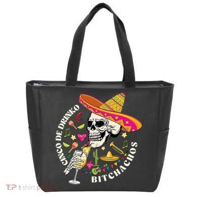 Cinco De Drinko Bitchachos Drinking Cinco De Mayo  Tote Bag