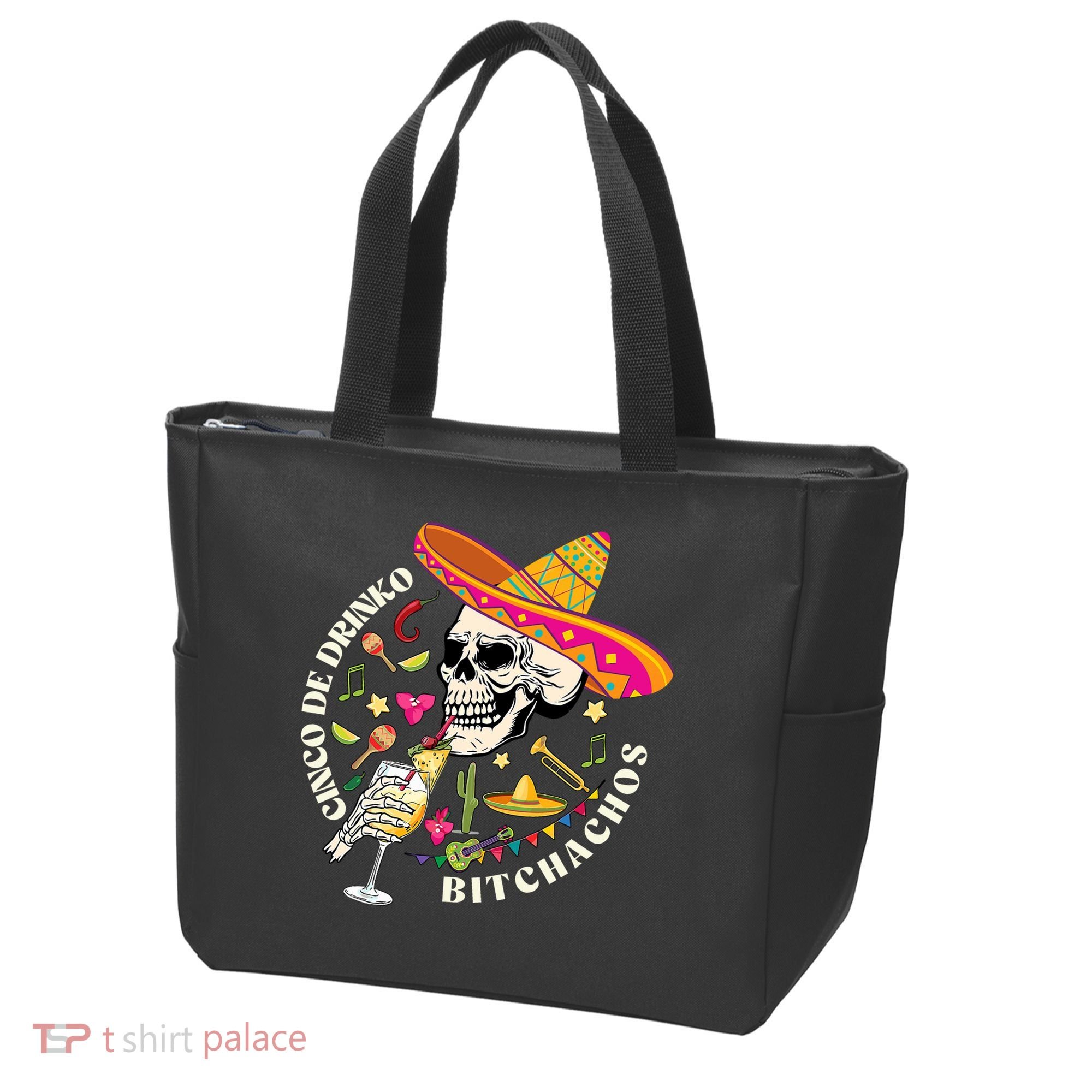Cinco De Drinko Bitchachos Drinking Cinco De Mayo  Tote Bag