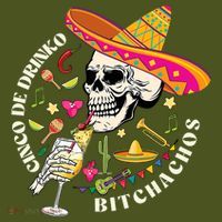 Cinco De Drinko Bitchachos Drinking Cinco De Mayo  The Baniff Cuffed Pom Beanie thumb 2