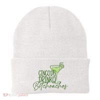 Cinco De Drinko Bitchachos Funny Cinco De Mayo Drinking Beanie thumb 0