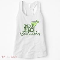 Cinco De Drinko Bitchachos Funny Cinco De Mayo Drinking Women's Tank Top thumb 0