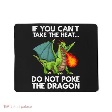 Cool Dragon Design For Men Women Mythical Dragon Lover Mousepad