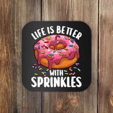 Cool Donut Design For Doughnut Donut Lover Coaster