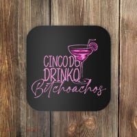 Cinco De Drinko Bitchachos Funny Cinco De Mayo Coaster thumb 0