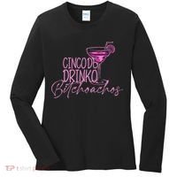Cinco De Drinko Bitchachos Funny Cinco De Mayo Women's Long Sleeve Shirt thumb 0