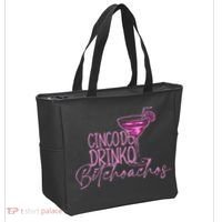 Cinco De Drinko Bitchachos Funny Cinco De Mayo Tote Bag thumb 2