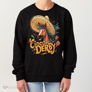 Cinco De Derby Party Funny Horse Racing Women's Sweatshirt