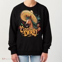 Cinco De Derby Party Funny Horse Racing Women's Sweatshirt thumb 0