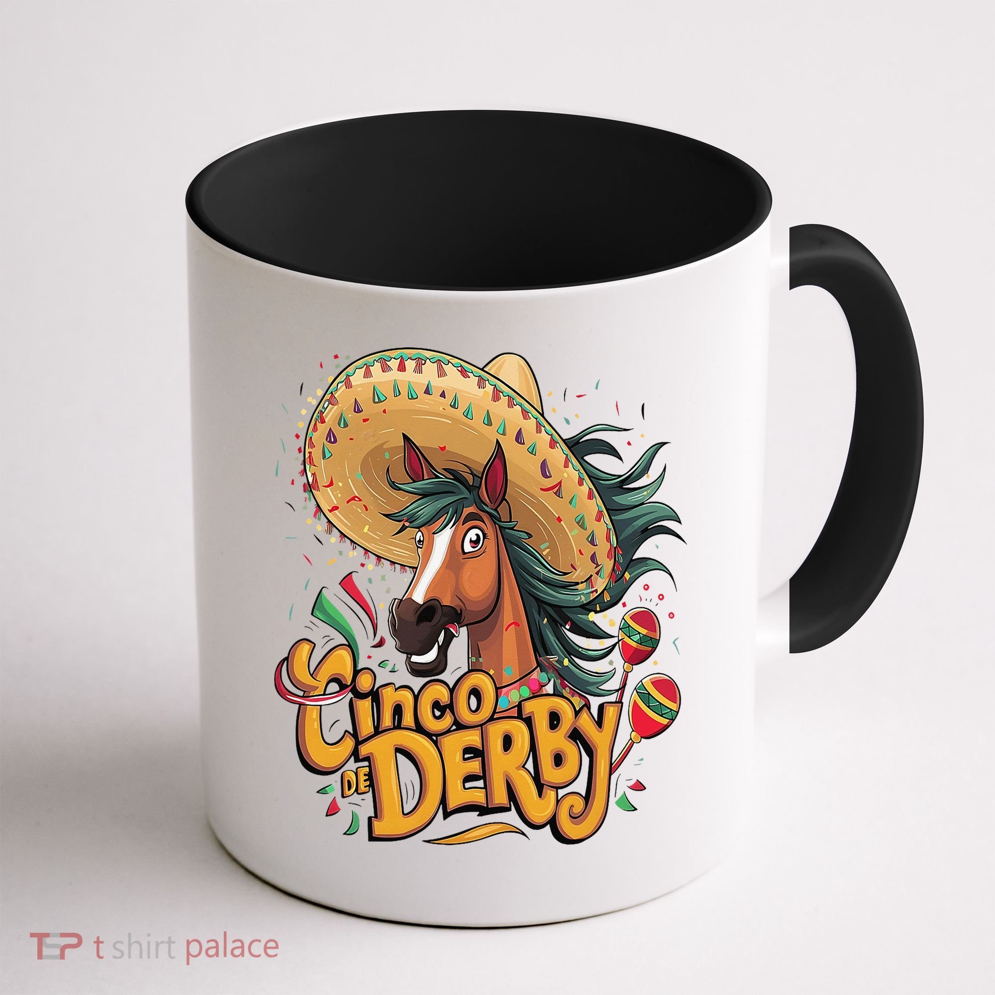 Cinco De Derby Party Funny Horse Racing Coffee Mug