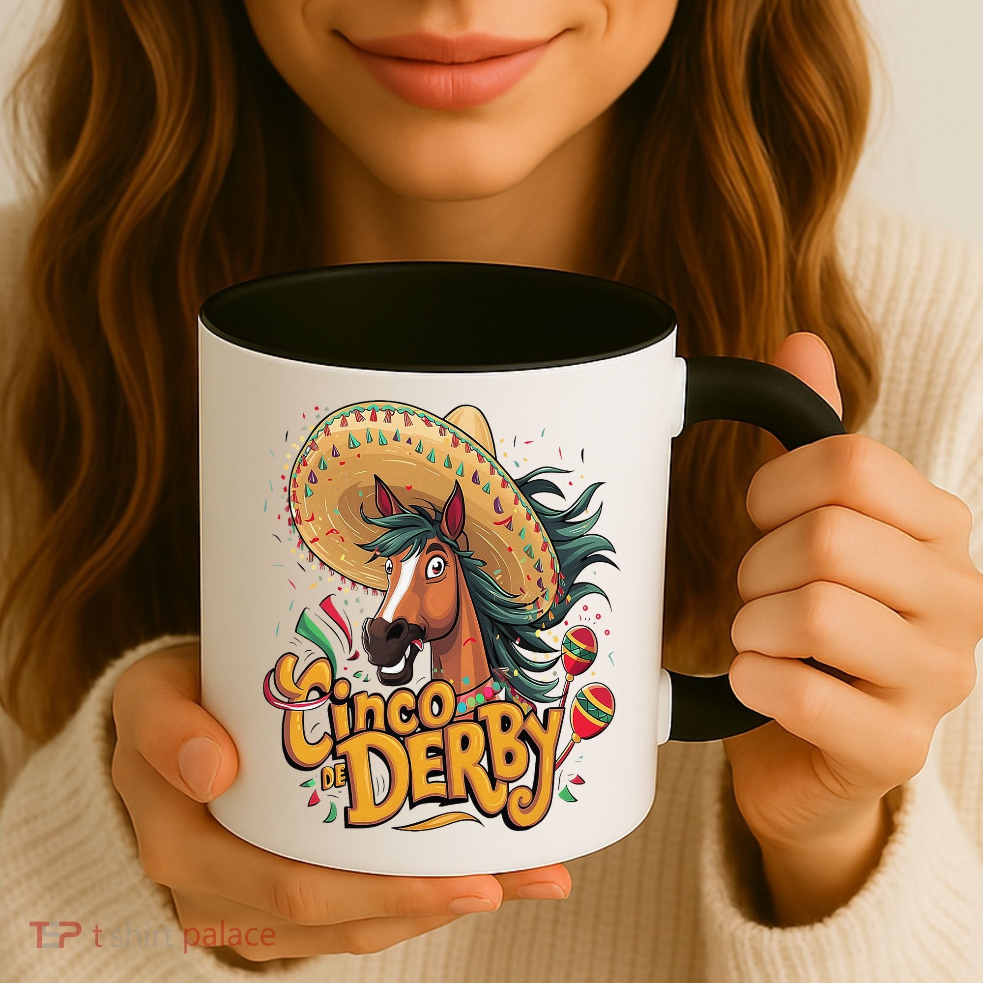 Cinco De Derby Party Funny Horse Racing Coffee Mug