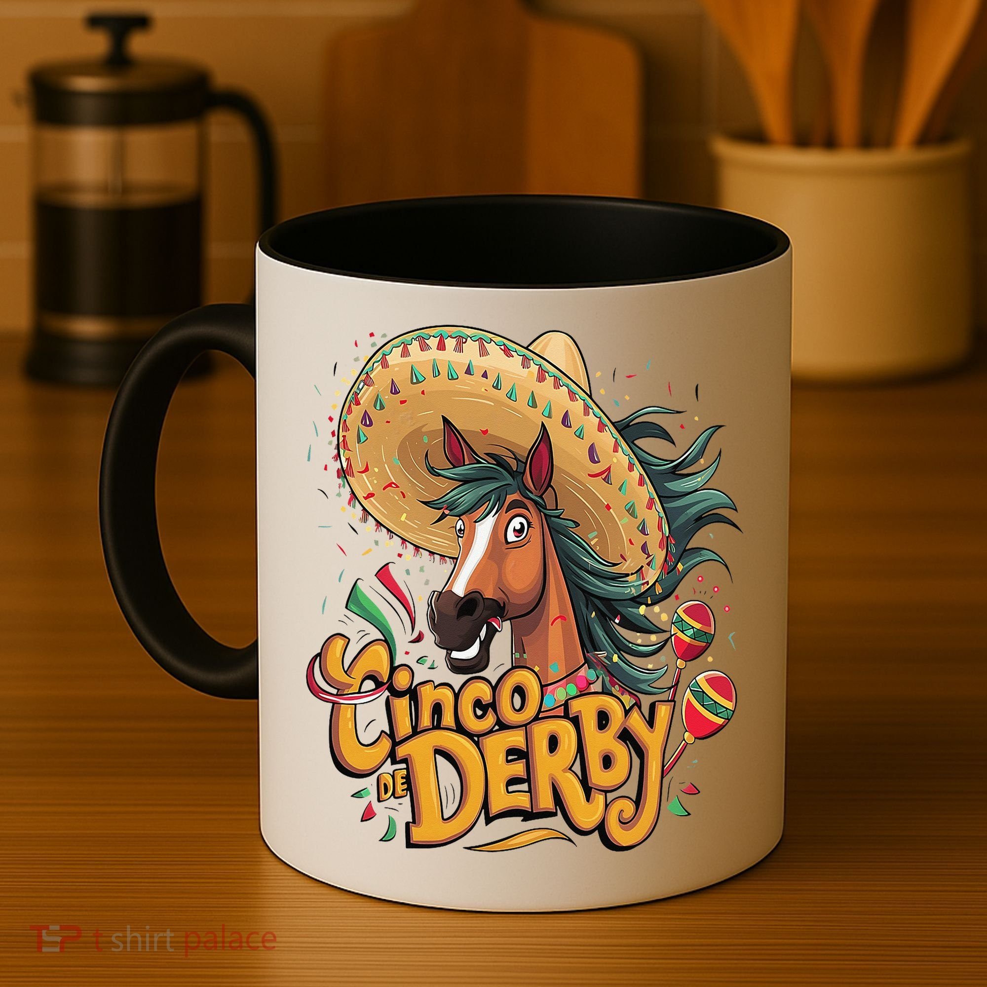Cinco De Derby Party Funny Horse Racing Coffee Mug