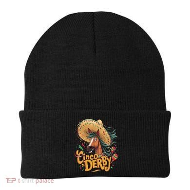 Cinco De Derby Party Funny Horse Racing Beanie