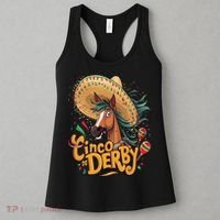 Cinco De Derby Party Funny Horse Racing Women's Tank Top thumb 3