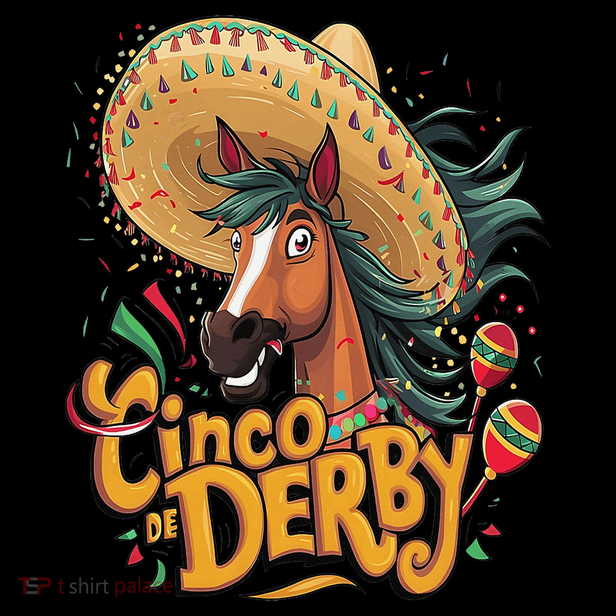 Cinco De Derby Party Funny Horse Racing Baby Bodysuit