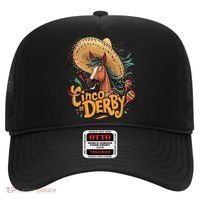 Cinco De Derby Party Funny Horse Racing Hat thumb 0