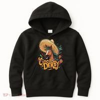 Cinco De Derby Party Funny Horse Racing Kids Hoodie thumb 0